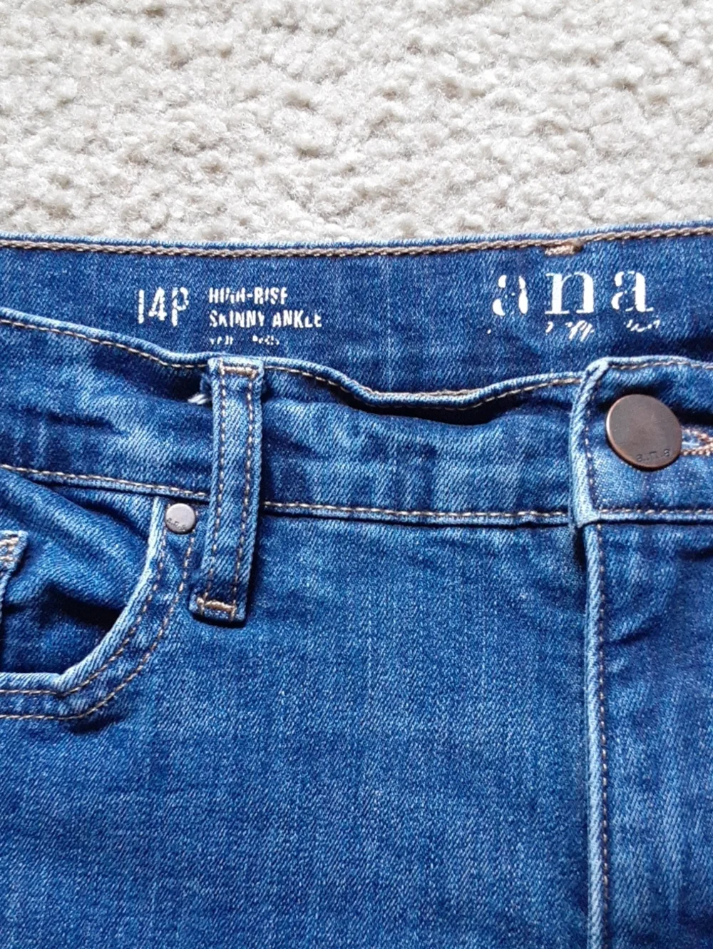 High Rise Skinny Ankle Jeans